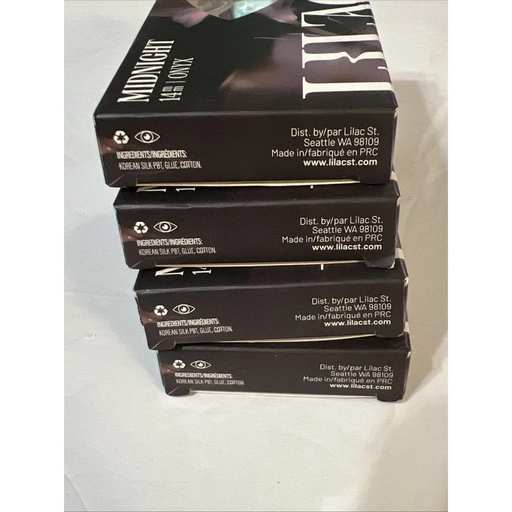 Lilac St. Midnight Onyx DIY Eyelash Extensions - 14mm | 10 Lush & Layered Wisps